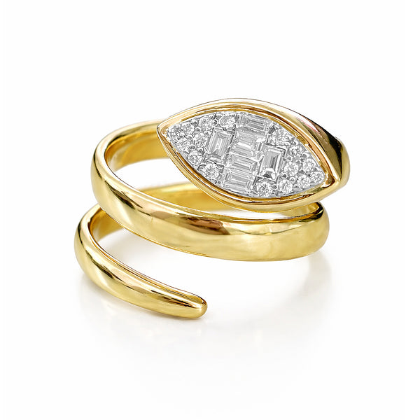 14K GOLD DIAMOND ALLY RING