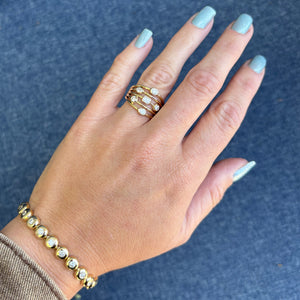 14K GOLD DIAMOND STASSI BUBBLE BRACELET