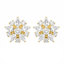 14K GOLD DIAMOND MIRI STUDS