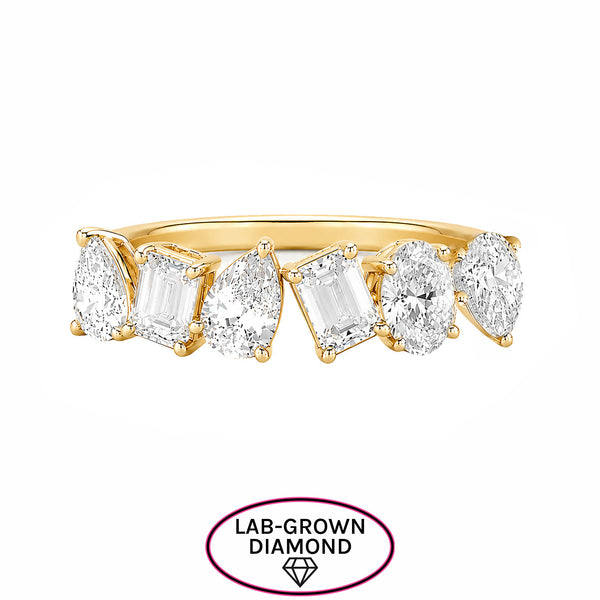 14K GOLD LAB GROWN DIAMOND GWEN RING