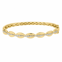 14K GOLD DIAMOND GWYNETH BANGLE