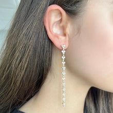 14K GOLD DIAMOND GEMMA EARRINGS