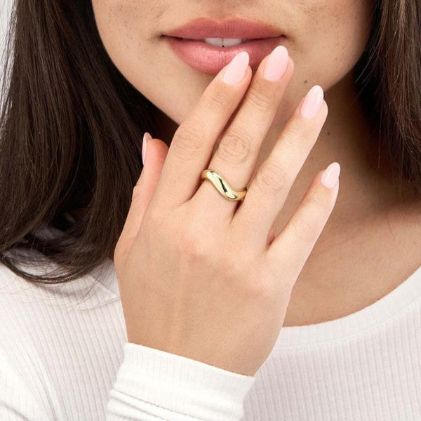 14K GOLD TATE RING