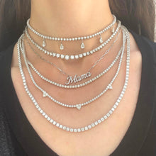 14K GOLD DIAMOND ADDISON PEAR CHOKER