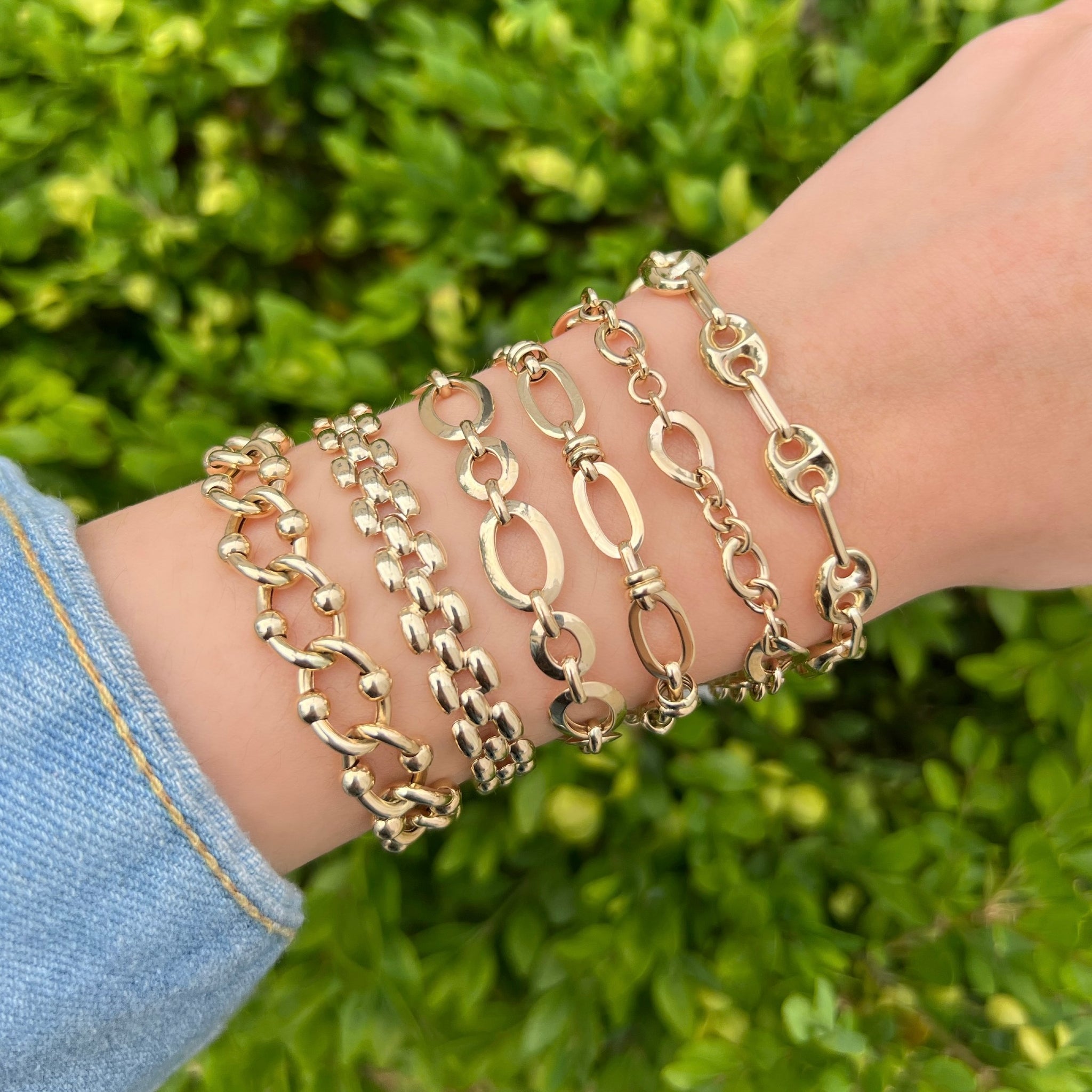 2023 - Women's Gold Bracelet Girls 14k Gold Plated Delicate Chain Clip  Necklace Bracelet Stacked Gold | Fruugo MY