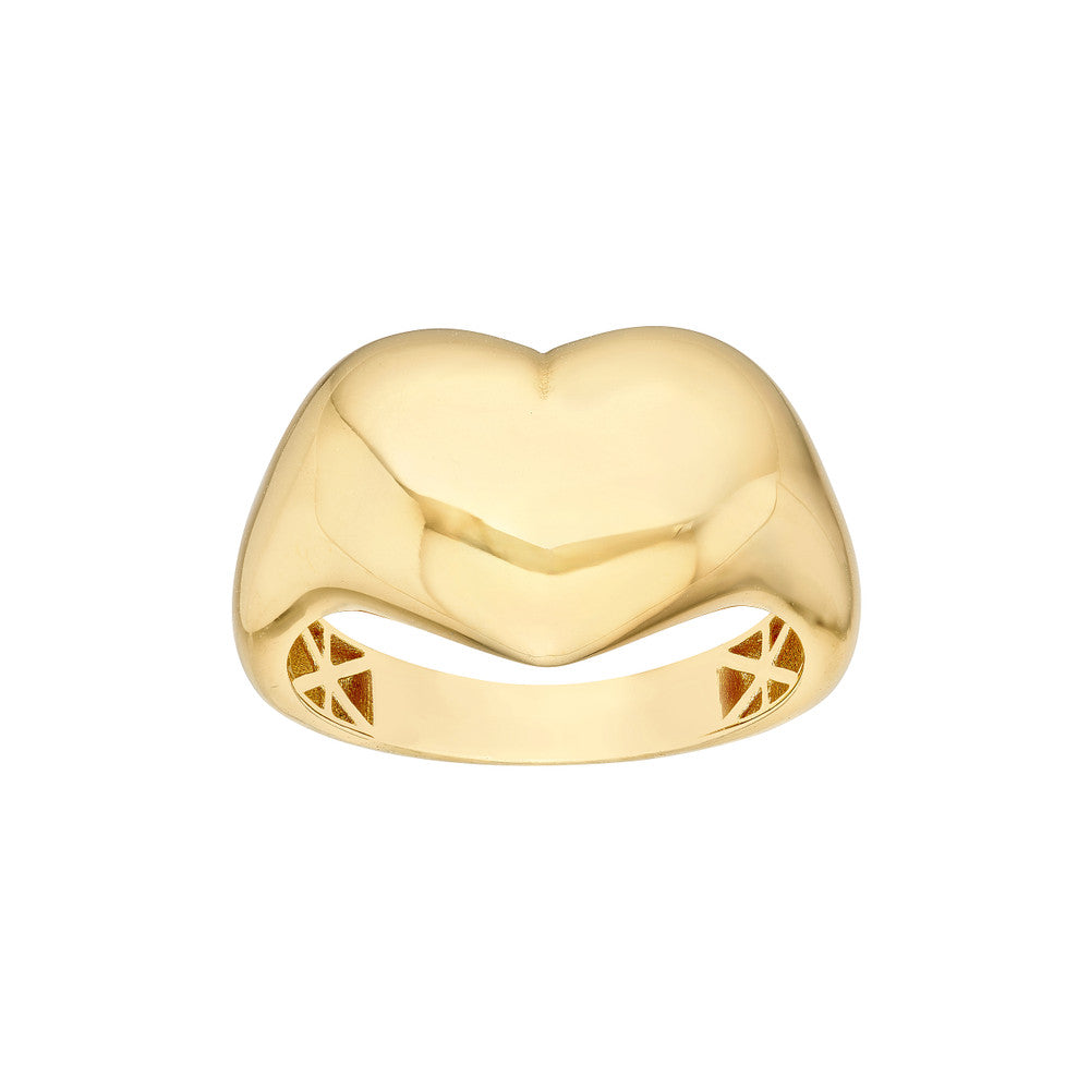 14K GOLD TINA HEART RING