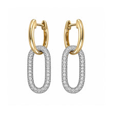 14K GOLD DIAMOND JOCELYN EARRINGS
