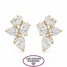 14K GOLD LAB GROWN DIAMOND JOLIE STUDS
