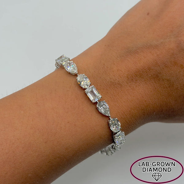 14K GOLD LAB GROWN DIAMOND ESTELLE BRACELET
