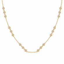 14K GOLD DIAMOND ARI NECKLACE