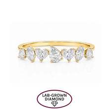 14K GOLD LAB GROWN DIAMOND LEEOR RING
