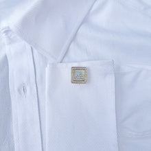14K GOLD DIAMOND LEO CUFFLINKS