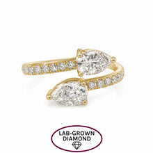 14K GOLD LAB GROWN DIAMOND LESLIE RING