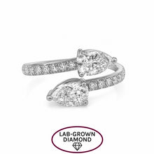 14K GOLD LAB GROWN DIAMOND LESLIE RING