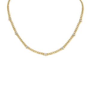 14K GOLD DIAMOND LIANA NECKLACE