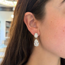 14K GOLD LAB GROWN DIAMOND LARGE CARMEN EARRINGS