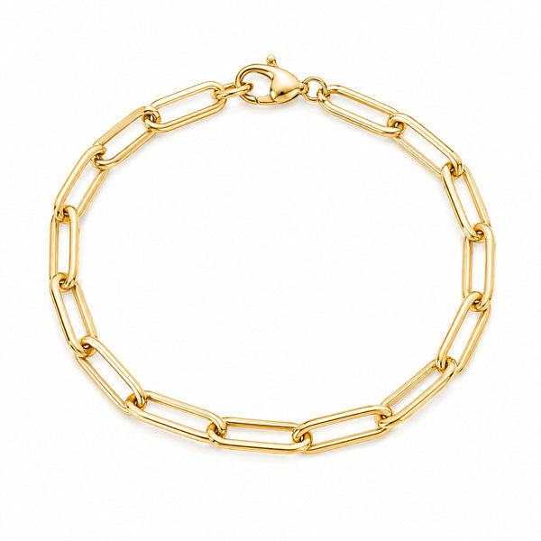 14K GOLD LINDA LINK BRACELET