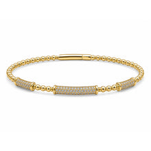 14K GOLD DIAMOND MARGE FLEX BANGLE