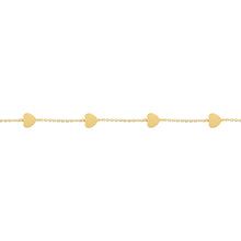 14K GOLD MEGAN HEART BRACELET