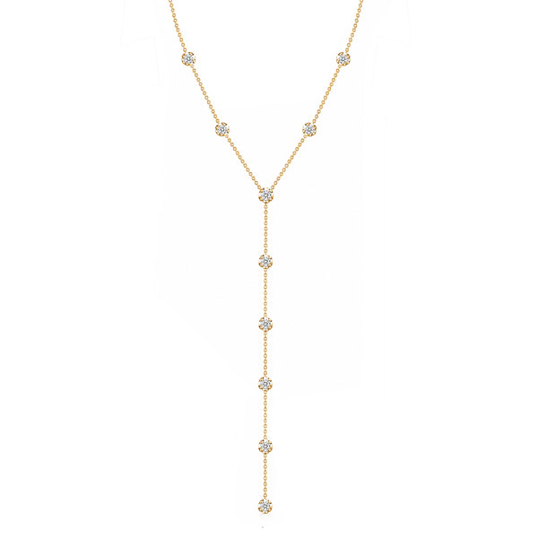 14K GOLD DIAMOND MIRANDA LARIAT