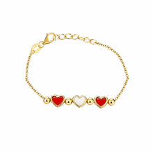 14K GOLD HEDI HEART BABY BRACELET