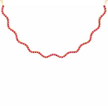14K GOLD RUBY JILLIAN TENNIS NECKLACE