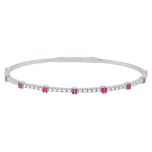 14K GOLD DIAMOND RUBY KAIA FLEX BANGLE
