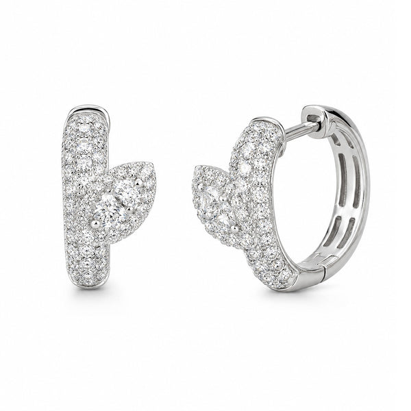 14K GOLD DIAMOND SIMA HUGGIES