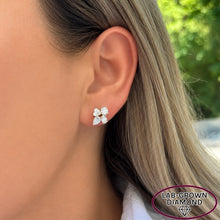 14K GOLD LAB GROWN DIAMOND SMALL TALI STUDS