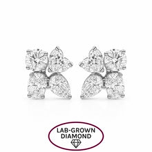 14K GOLD LAB GROWN DIAMOND SMALL TALI STUDS