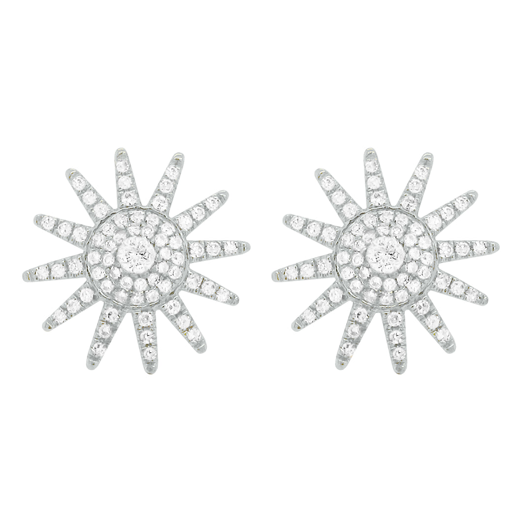 14K GOLD DIAMOND GRACE STUDS