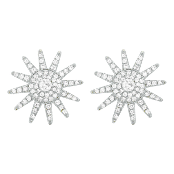 14K GOLD DIAMOND GRACE STUDS