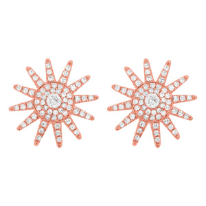14K GOLD DIAMOND GRACE STUDS