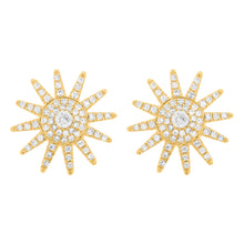 14K GOLD DIAMOND GRACE STUDS
