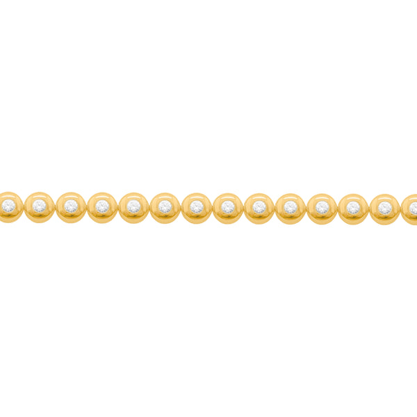 14K GOLD DIAMOND STASSI BUBBLE BRACELET