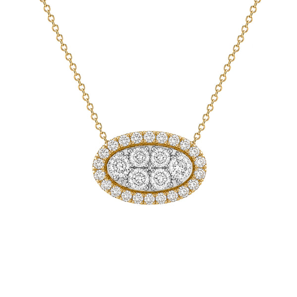 14K GOLD DIAMOND SUZIE NECKLACE