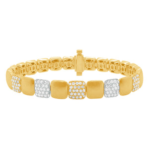 14K GOLD DIAMOND SERENA BANGLE