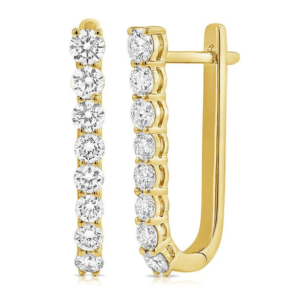 14K GOLD DIAMOND VICKY EARRINGS