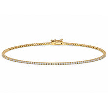 14K GOLD DIAMOND BRITT TENNIS BRACELET