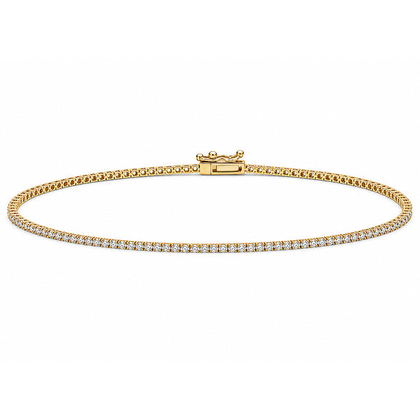 14K GOLD DIAMOND BRITT TENNIS BRACELET