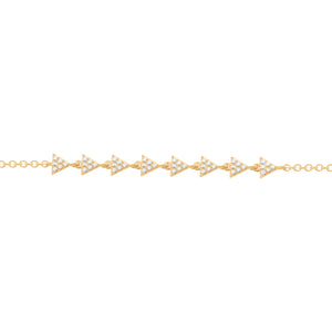 14K GOLD DIAMOND LISA BRACELET