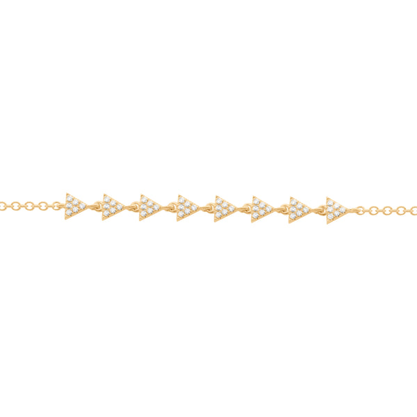 14K GOLD DIAMOND LISA BRACELET