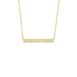 14K GOLD DIAMOND JUSTINA NECKLACE (ALL COLORS)