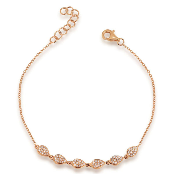 14K GOLD DIAMOND RAE BRACELET