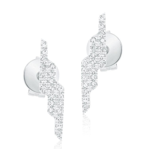 14K GOLD DIAMOND VERONICA STUDS