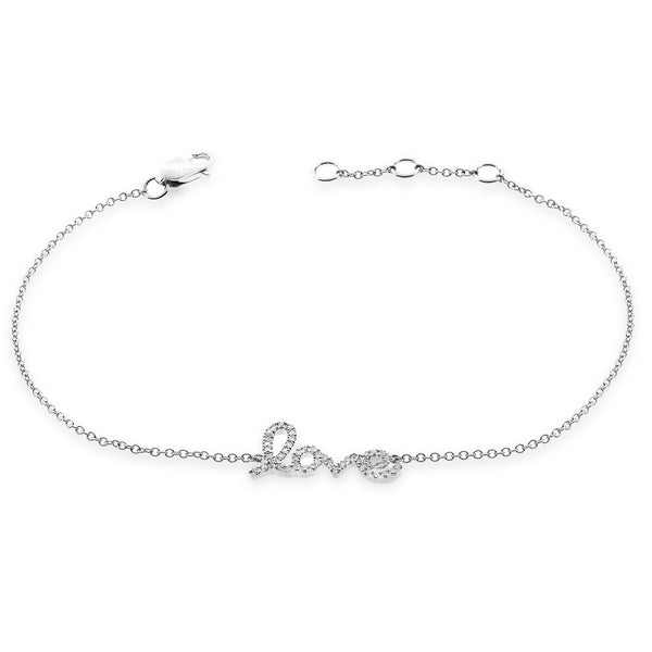 14K GOLD DIAMOND LUCY LOVE BRACELET