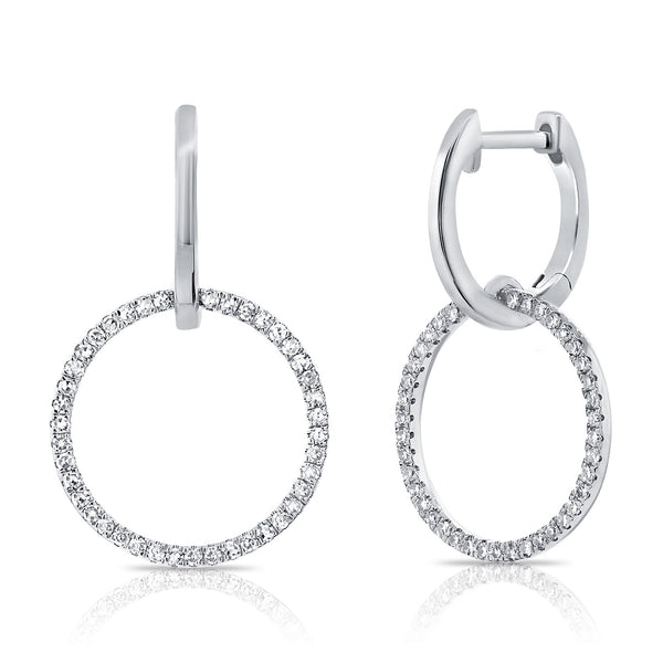 14K GOLD DIAMOND MAXINE EARRINGS