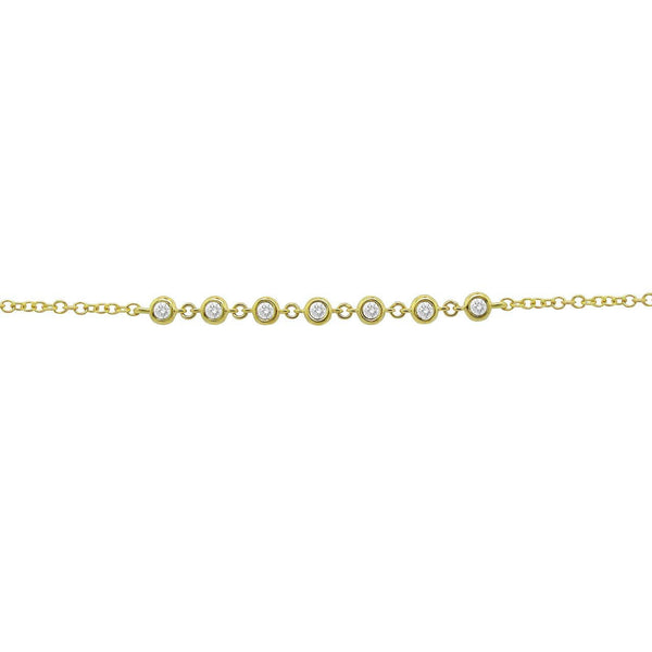 14K GOLD DIAMOND RITA BRACELET (ALL COLORS)