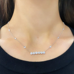 14K GOLD DIAMONDS BY THE YARD NADINE NECKLACE