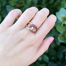 14K GOLD RUBY BRITTANY RING